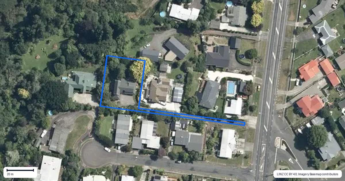 Property context map for 118 West Street, Feilding
