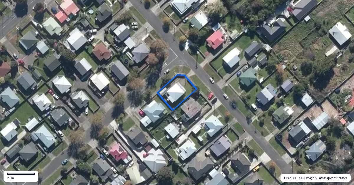 Property context map for 13 Carlisle Street, Milson, Palmerston North