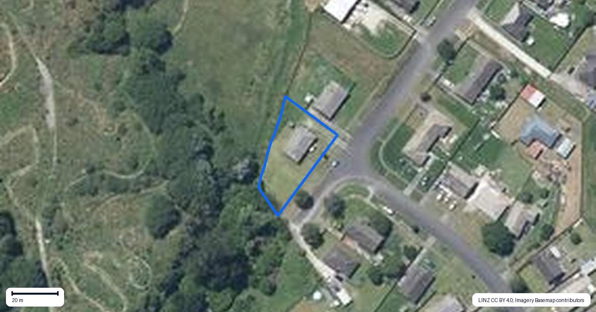 Property context map for 184 Paterson Street, Aramoho, Whanganui