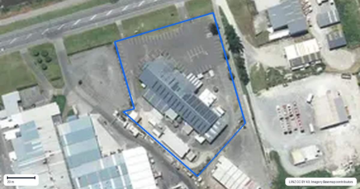 Property context map for 315 Heads Road, Castlecliff, Whanganui