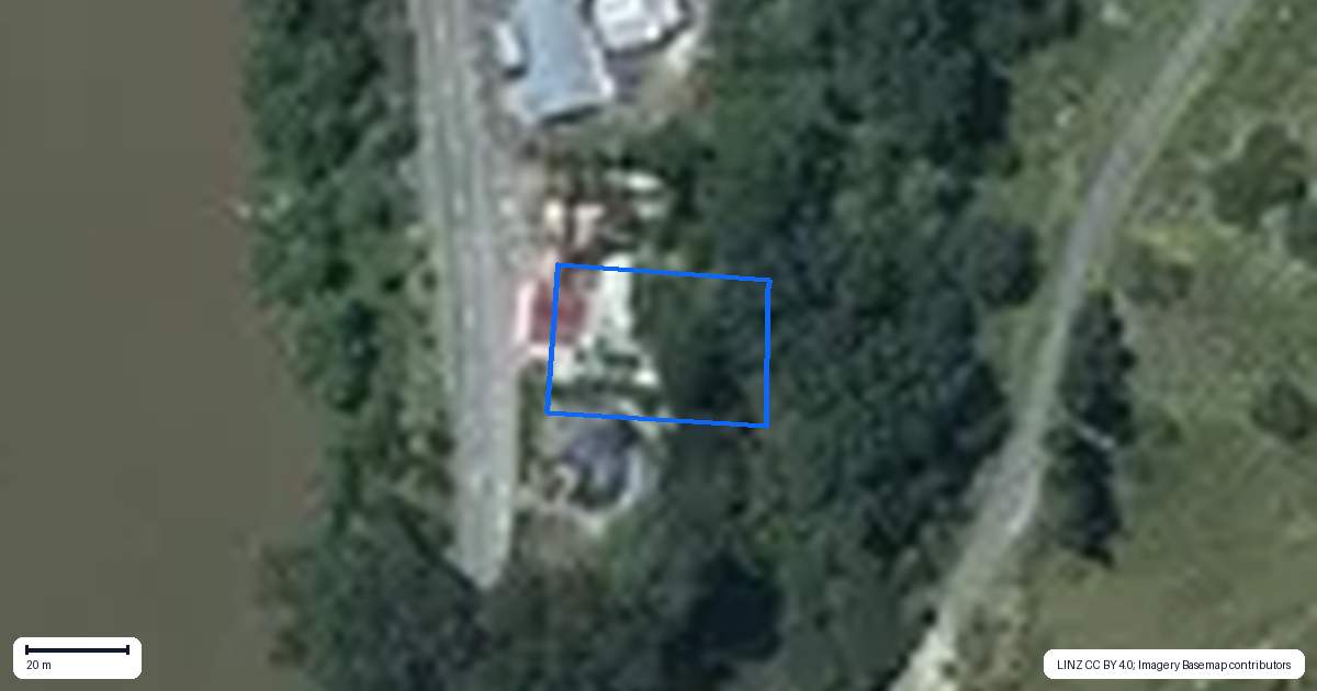 Property context map for 444 State Highway 4, Upokongaro
