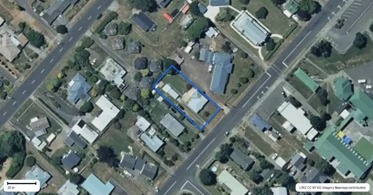 Property context map for 41 Arawa Street, Ohakune