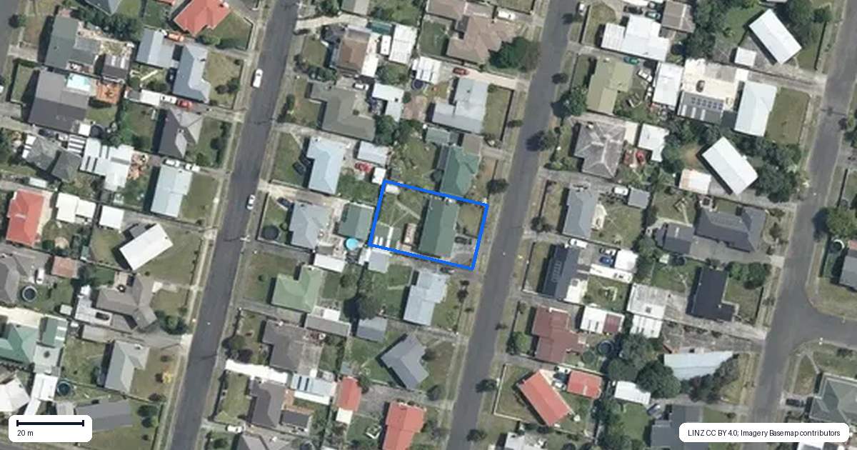 Property context map for 10 Dewe Avenue, Feilding
