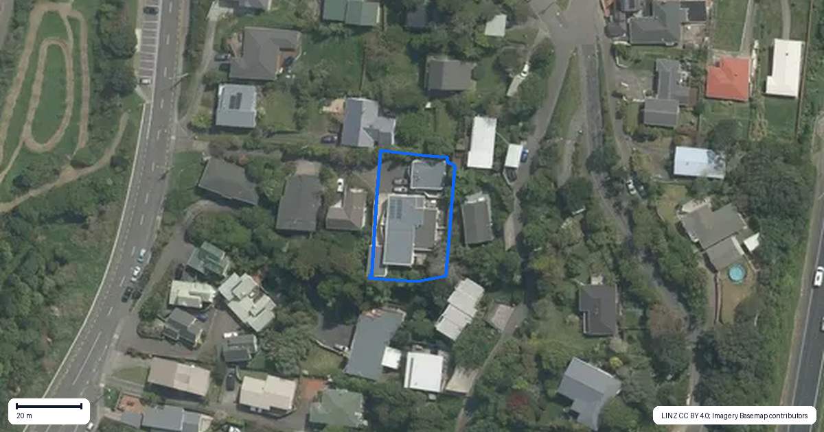 Property context map for 1/14 Duncan Street, Tawa, Wellington