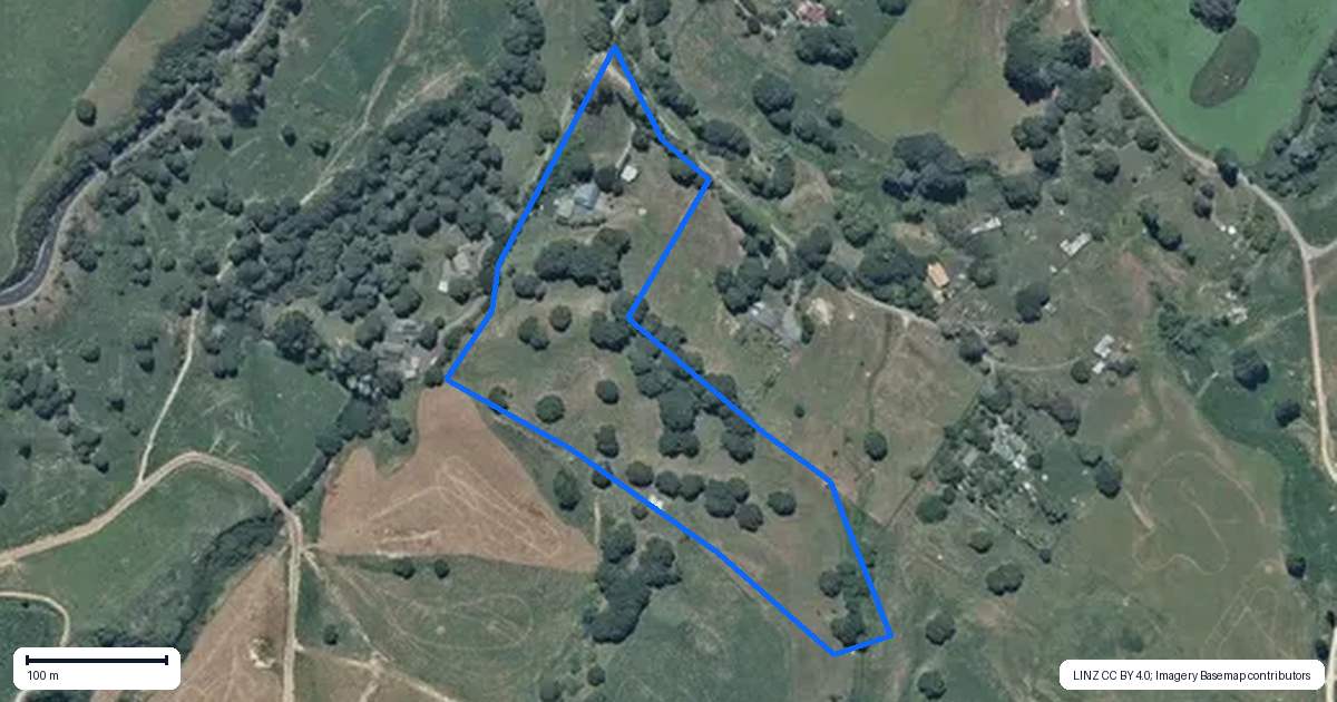 Property context map for 48 Mill Street, Kakahi