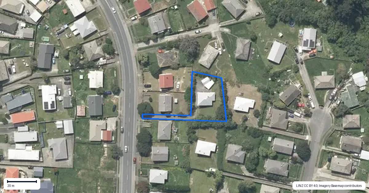 Property context map for 344 Warspite Avenue, Waitangirua, Porirua