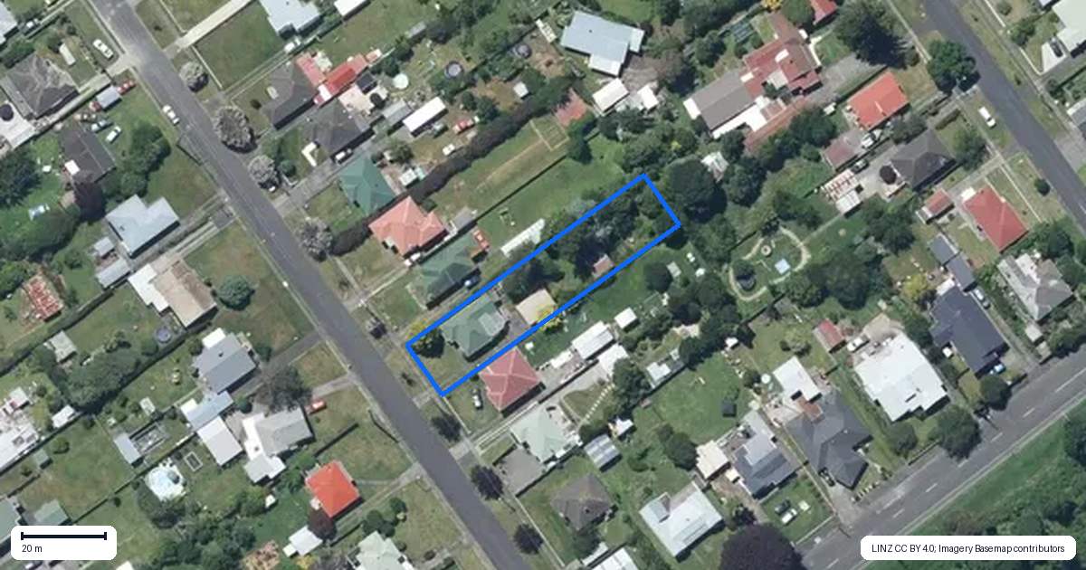 Property context map for 4A Caffray Avenue, Aramoho, Whanganui