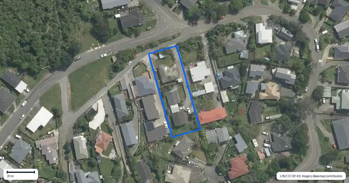 Property context map for 163B Broderick Road, Johnsonville, Wellington