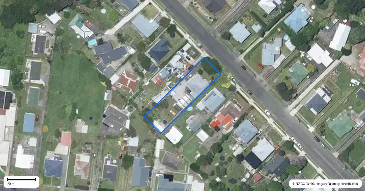 Property context map for 35 Kings Avenue, Gonville, Whanganui
