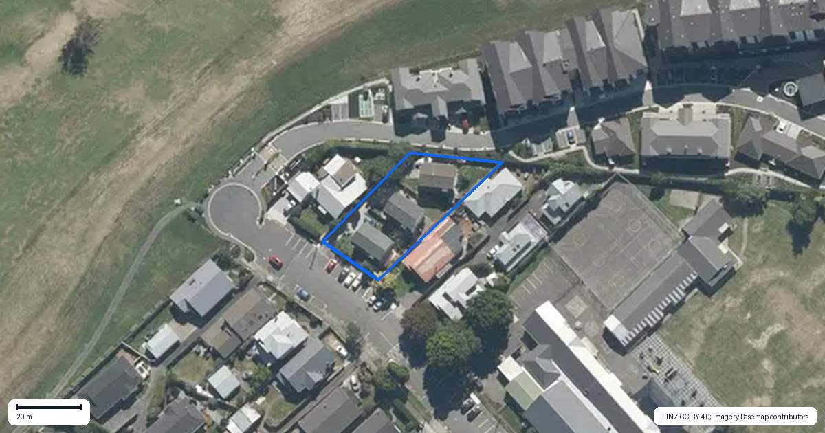 Property context map for 3B Boulcott Street, Boulcott, Lower Hutt