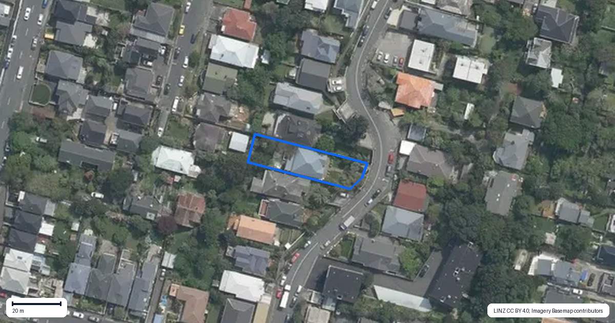 Property context map for 36 Hamilton Road, Hataitai, Wellington