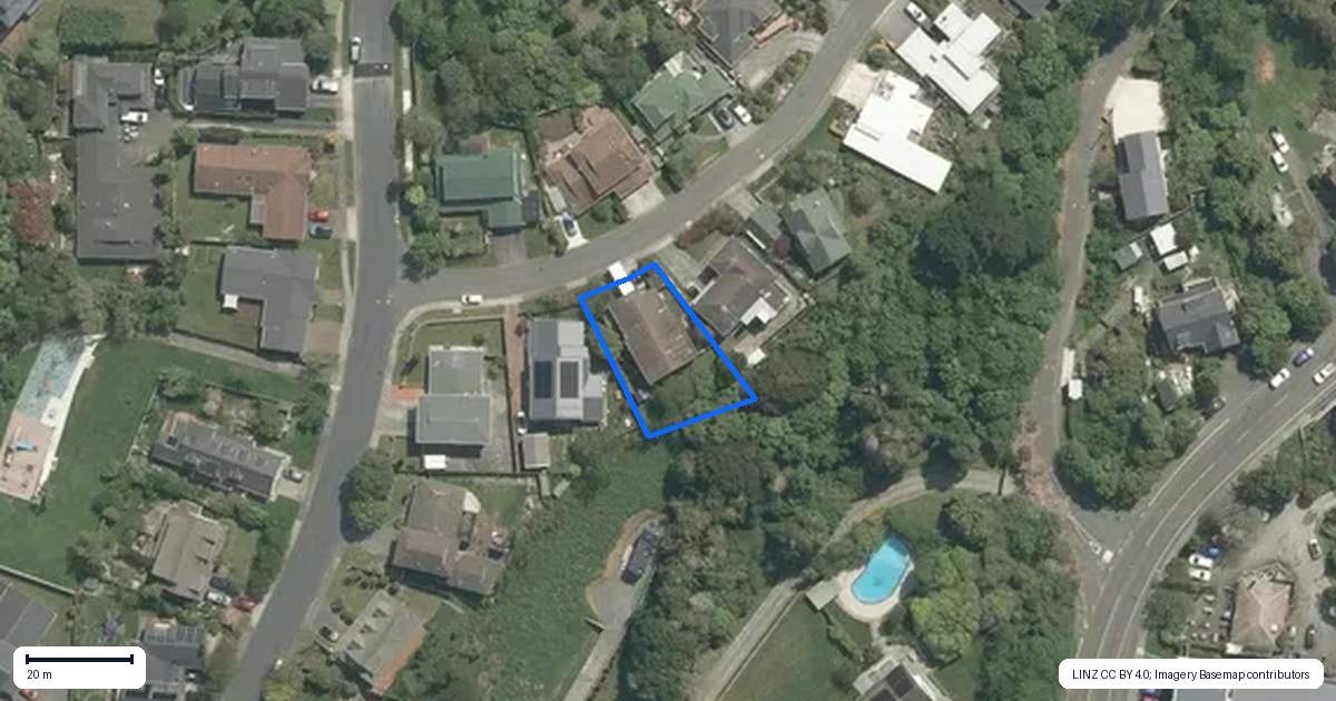 Property context map for 6 Wantwood Grove, Churton Park, Wellington