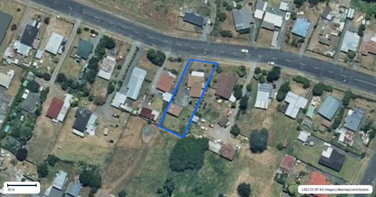 Property context map for 151 Miro Street, Manunui, Taumarunui