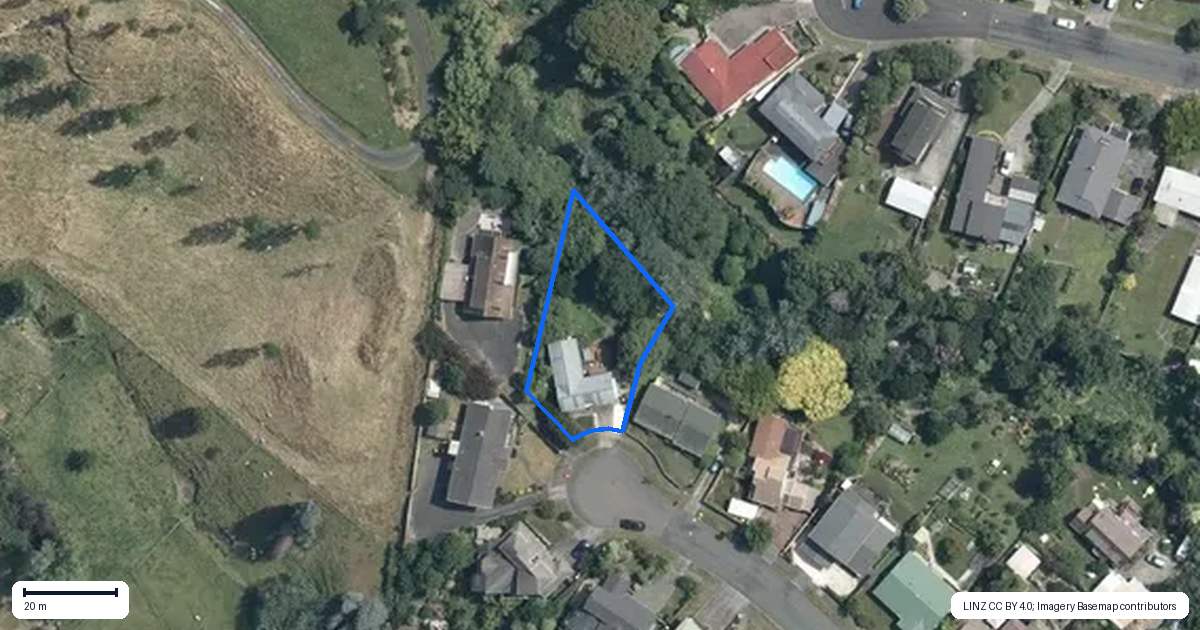 Property context map for 31 Park View Avenue, Feilding
