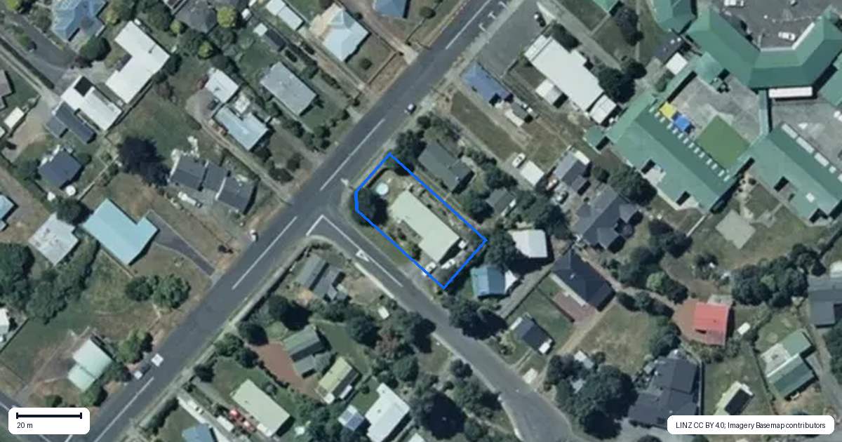 Property context map for 44 Arawa Street, Ohakune
