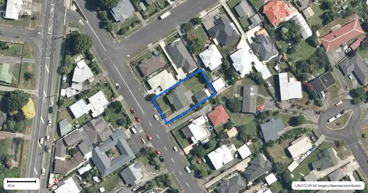 Property context map for 199 Manchester Street, Feilding