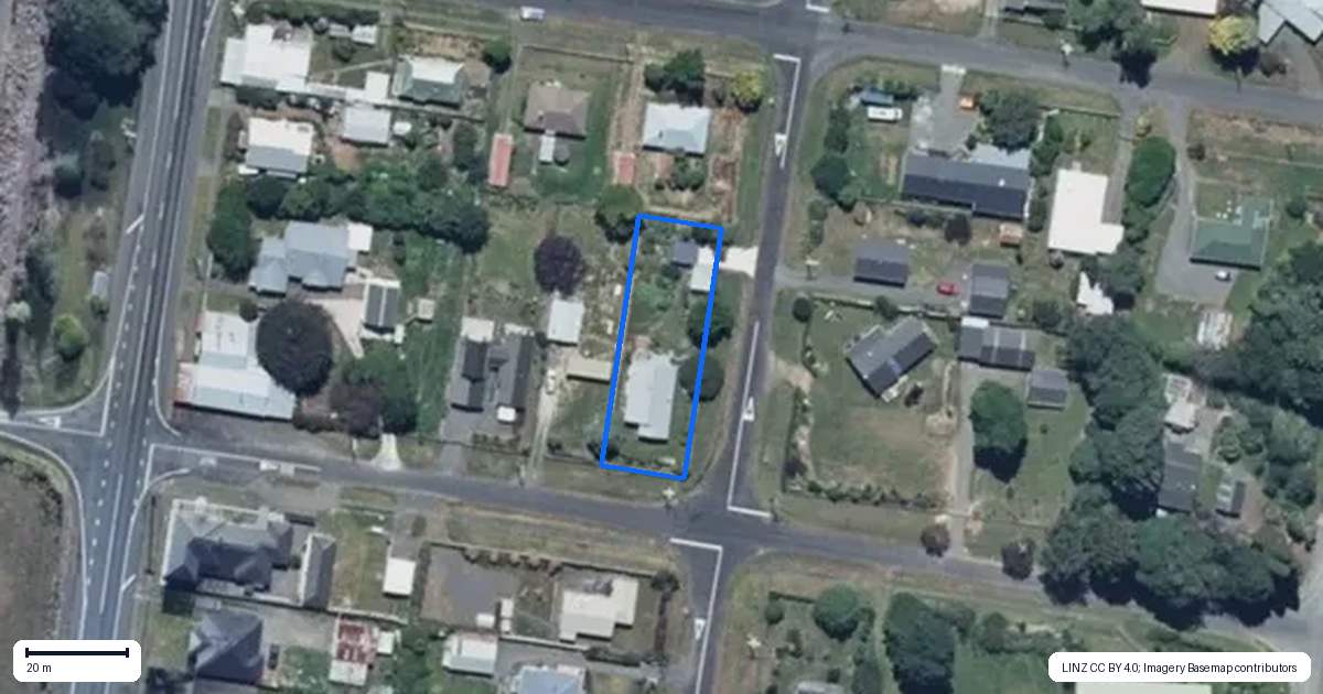 Property context map for 51 Owhango Road, Owhango