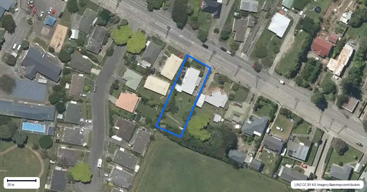 Property context map for 149 Mill Road, Otaki