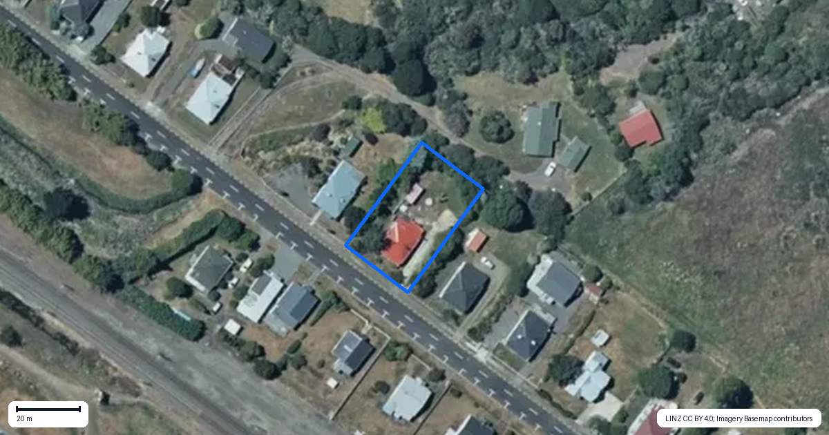 Property context map for 21 Railway Row, Ohakune
