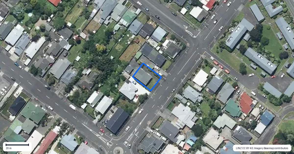 Property context map for 18A Guyton Street, Whanganui