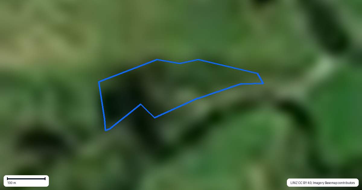 Property context map for 234 Waihi Valley Road, Waione, Weber