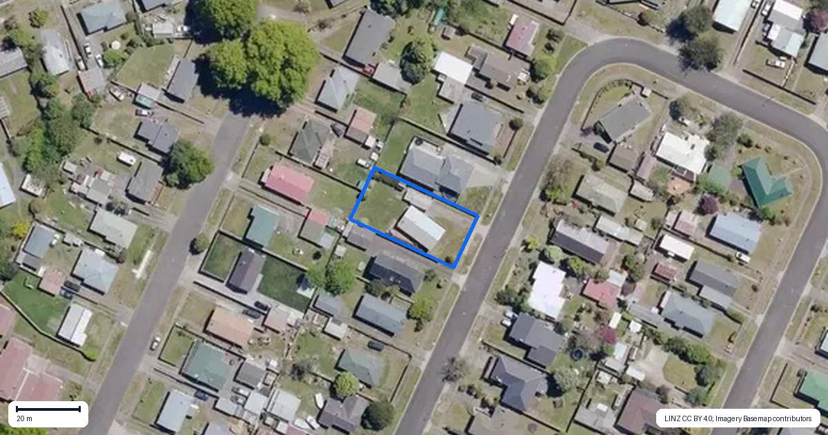 Property context map for 45 Rangipoia Place, Turangi