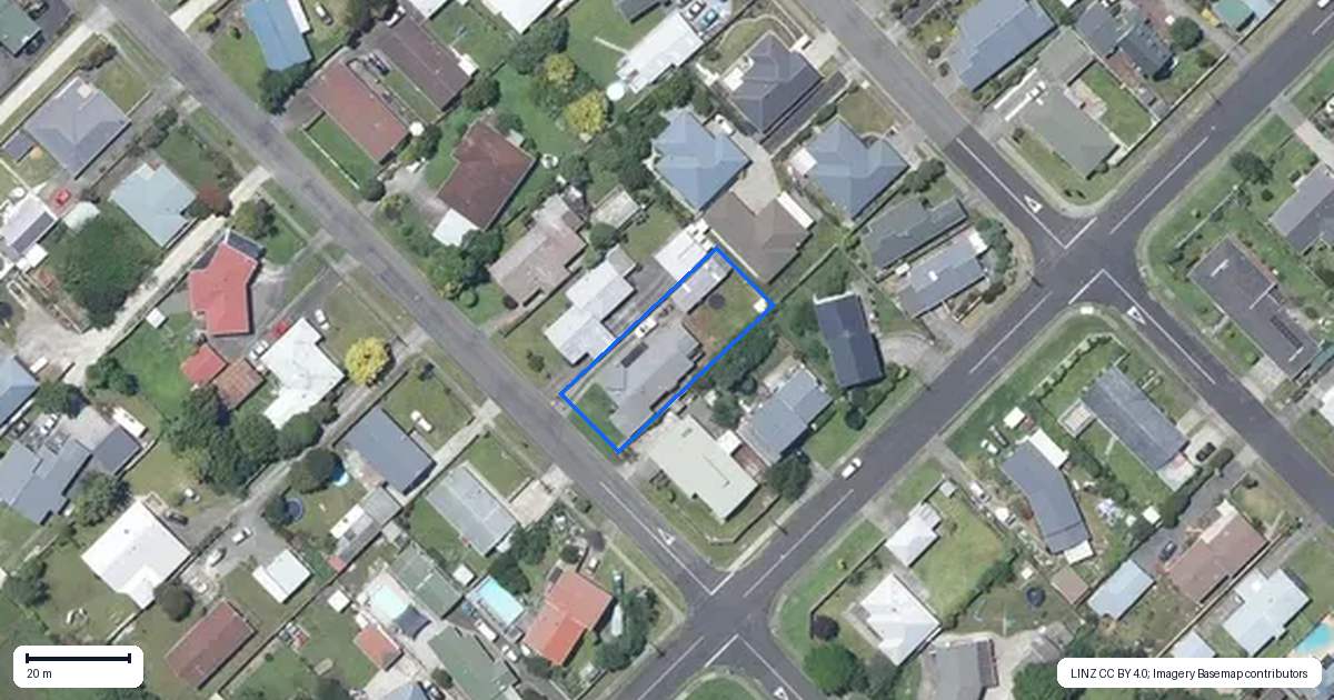 Property context map for 74 Somerset Road, Springvale, Whanganui