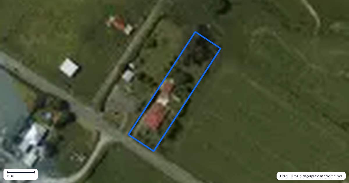 Property context map for 286 Kawiu Road, Levin