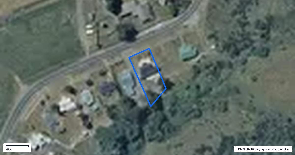 Property context map for 122 Ruapehu Road, Ohakune