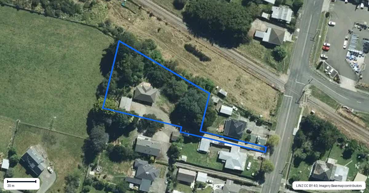 Property context map for 68A Pukepapa Road, Marton