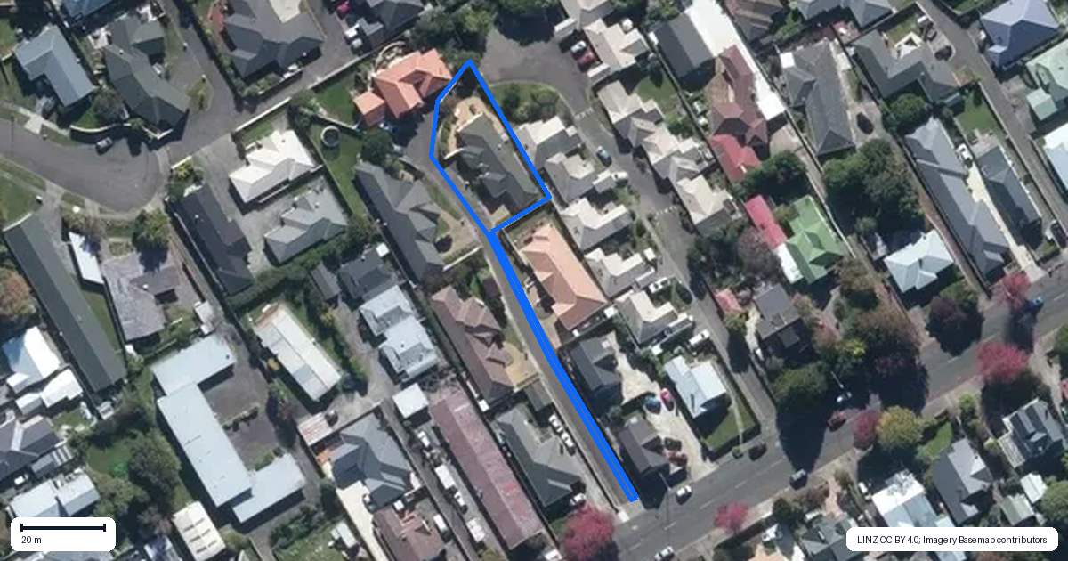 Property context map for 5 Fountain Court, Palmerston North