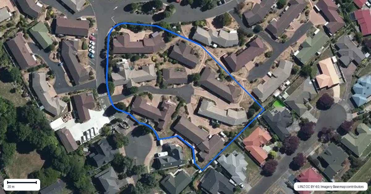 Property context map for 12 Rhododendron Drive, Highbury, Palmerston North