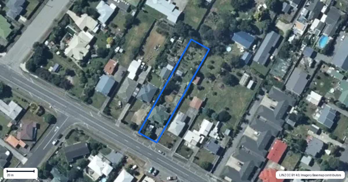 Property context map for 54 Hokio Beach Road, Levin