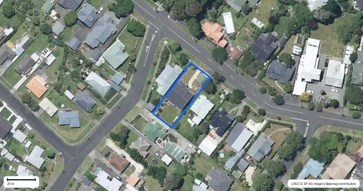 Property context map for 41 Grey Street, College Estate, Whanganui