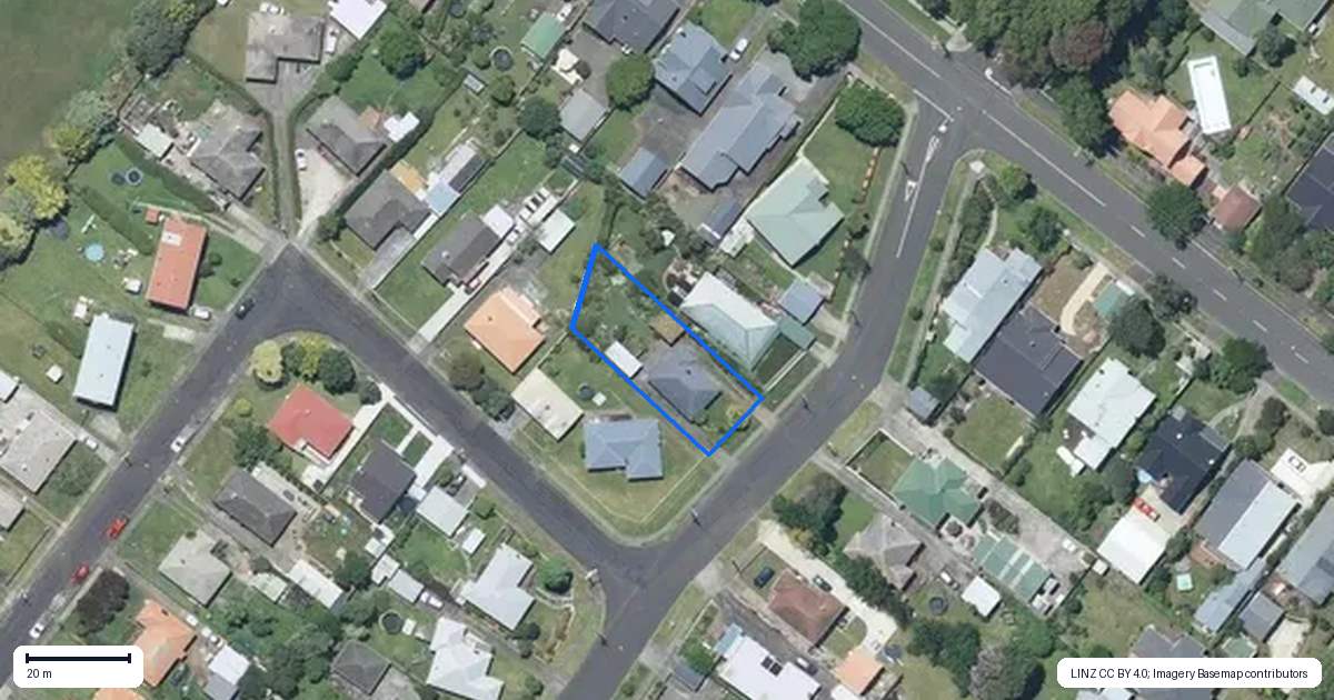 Property context map for 22 Selwyn Crescent, College Estate, Whanganui