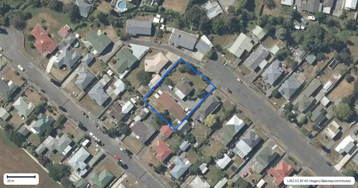 Property context map for 39A Waltons Avenue, Kuripuni, Masterton