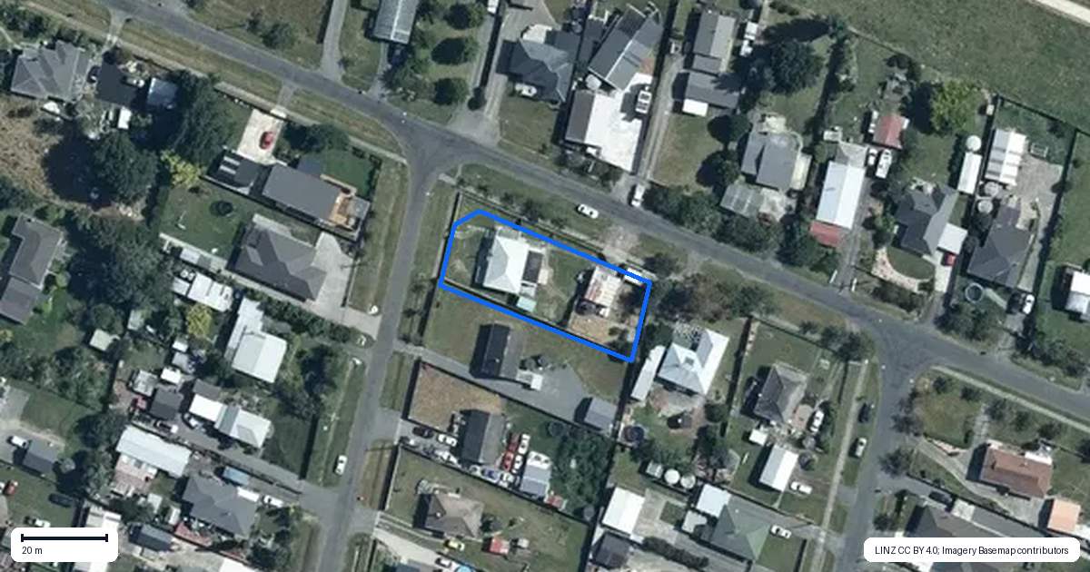Property context map for 24 Tyne Street, Rongotea