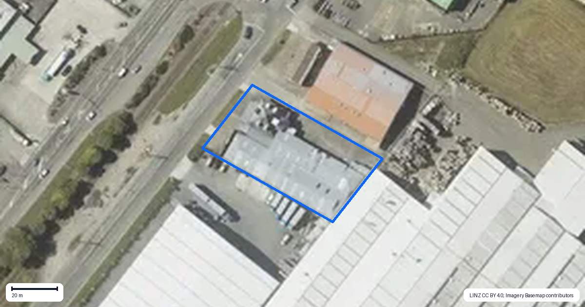 Property context map for 108 Cambridge Street South, Levin