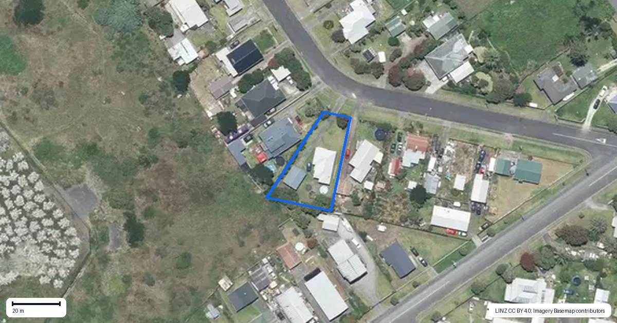 Property context map for 19 Ashton Terrace, Castlecliff, Whanganui