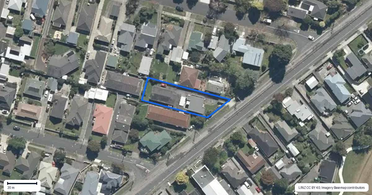 Property context map for 923 High Street, Avalon, Lower Hutt