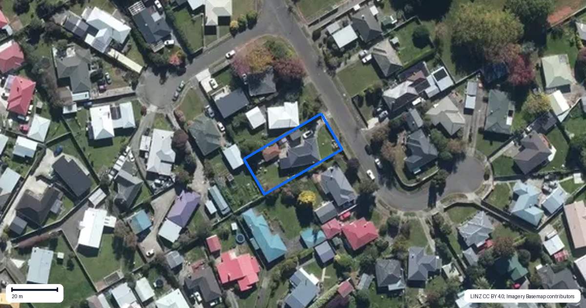 Property context map for 17 Winchester Street, Awapuni, Palmerston North
