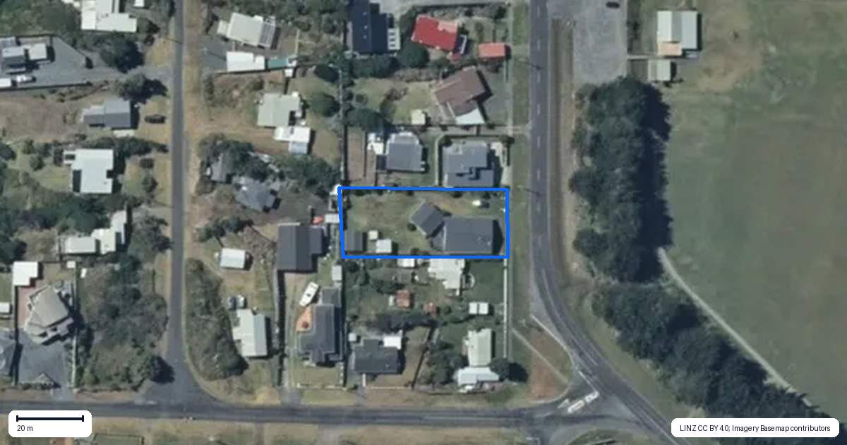 Property context map for 36 Signal Street, Foxton Beach, Foxton