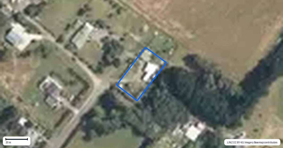 Property context map for 1 Farmer Street, Sanson