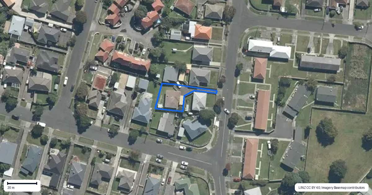 Property context map for 2/17 Colson Street, Avalon, Lower Hutt