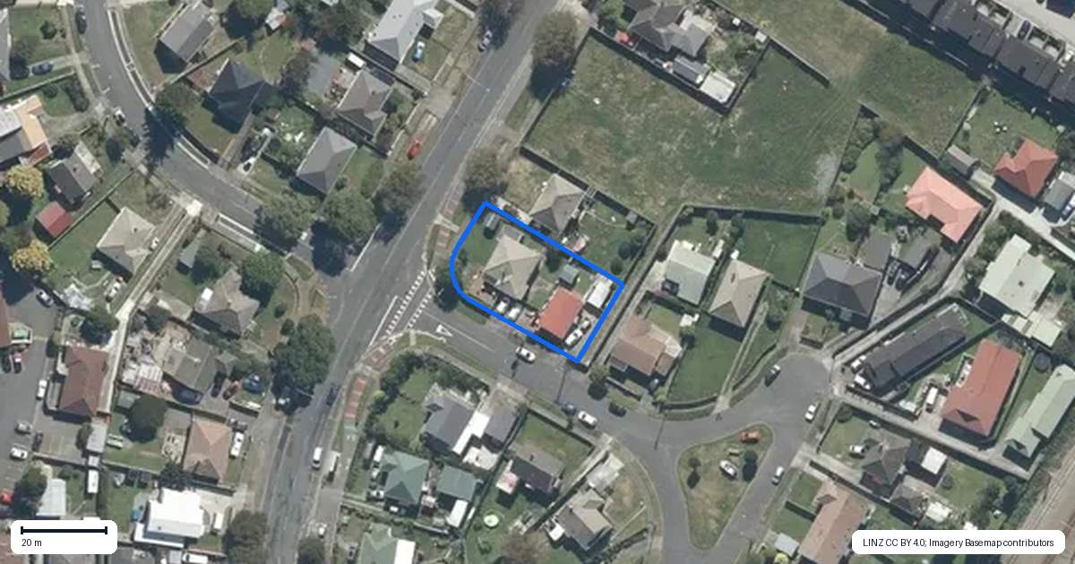 Property context map for 1270 High Street, Taita, Lower Hutt