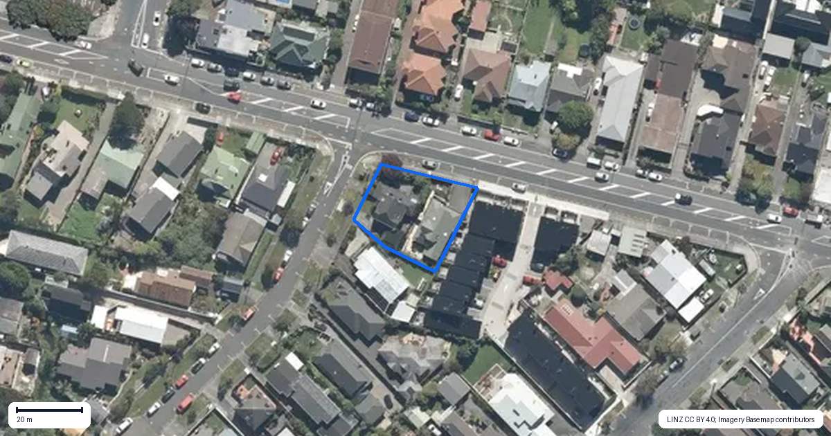Property context map for 1 Colin Grove, Hutt Central, Lower Hutt