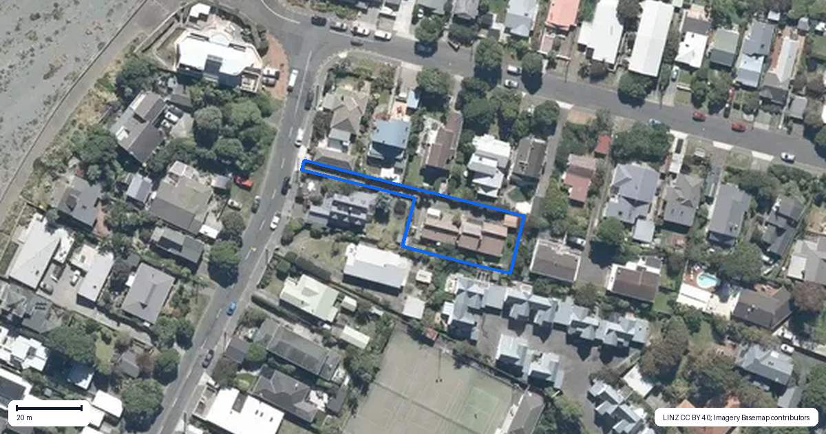 Property context map for 3A Pukatea Street, Eastbourne, Lower Hutt