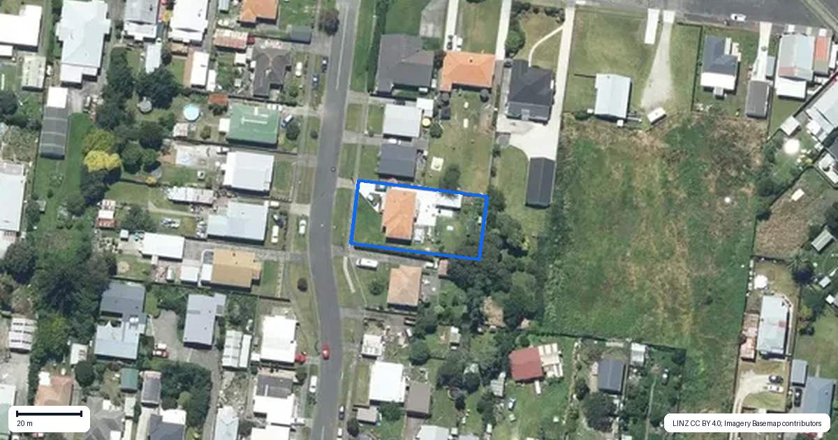 Property context map for 6 Gunn Street, Gonville, Whanganui