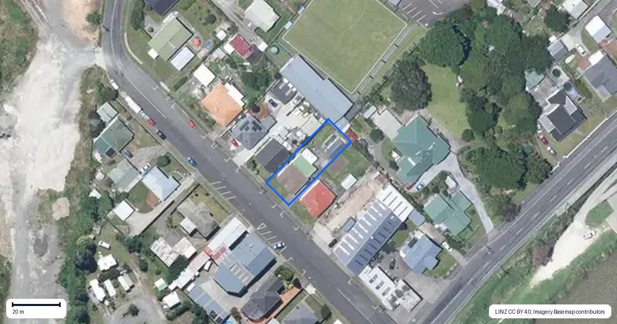 Property context map for 12 George Street, Aramoho, Whanganui