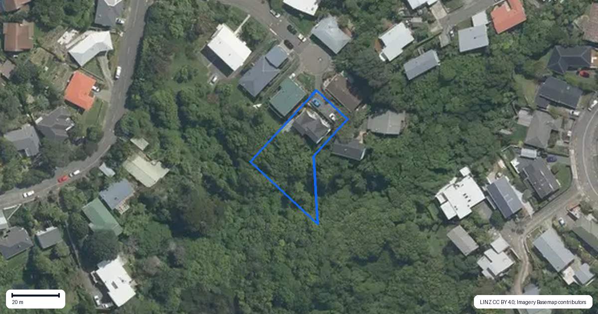 Property context map for 8A Rosalind Street, Ngaio, Wellington